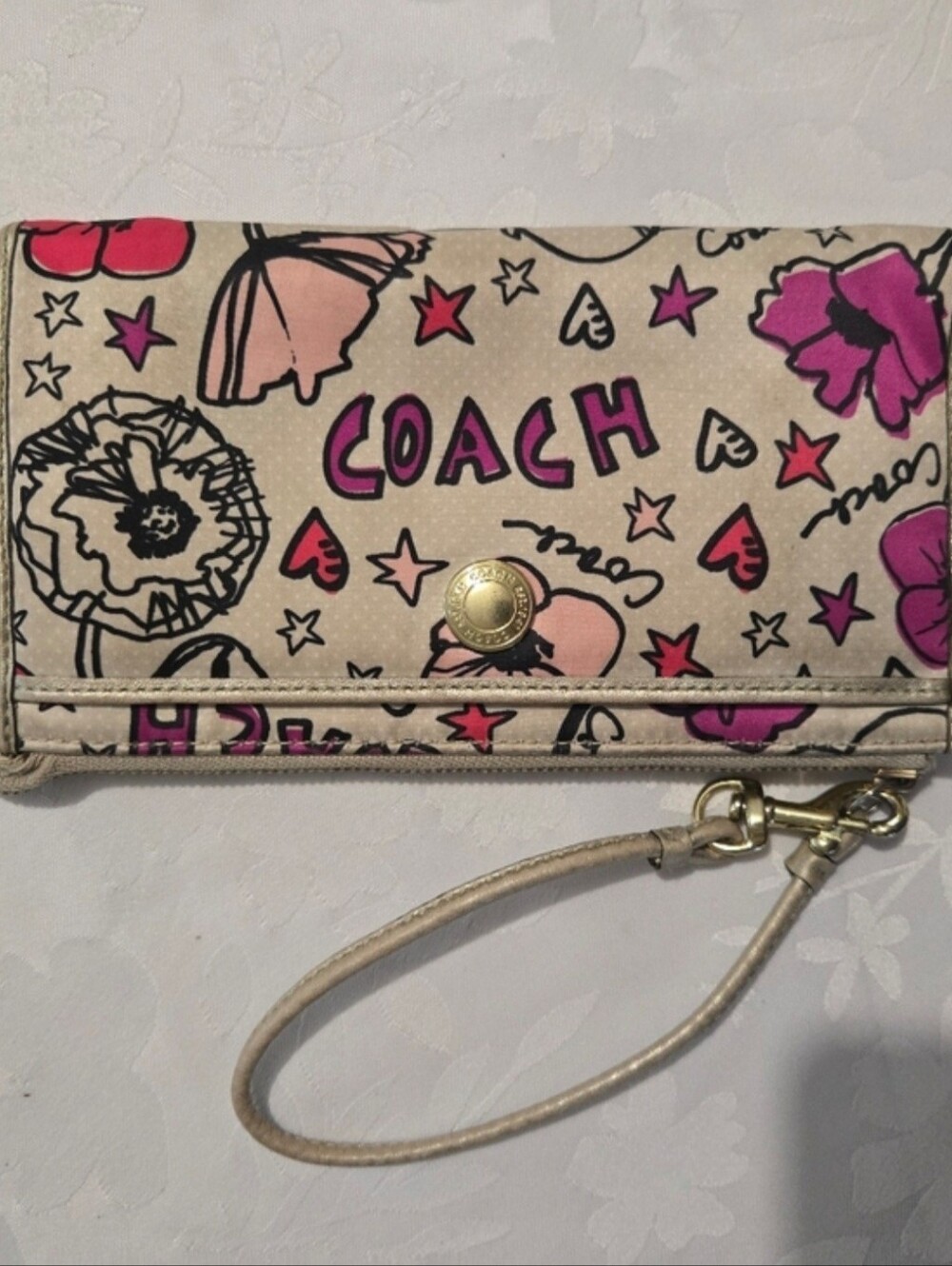 Coach Poppy Kyra Floral Print Wallet - Picture 13 of 13